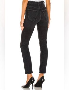 AGOLDE Riley High Rise Straight Crop Jeans In Panoramic Wash Size 28